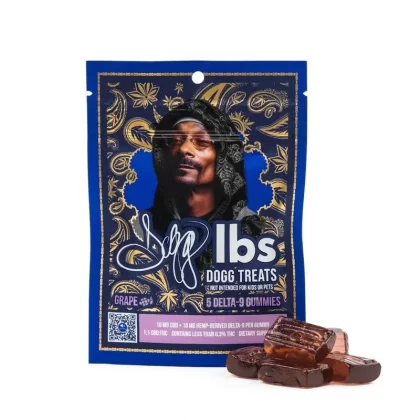 Snoops Dogg Lbs Delta 9 Treats – 5ct - Flavor#Blue Raspberry>Cherry Lemon>Grape (6DC15A)