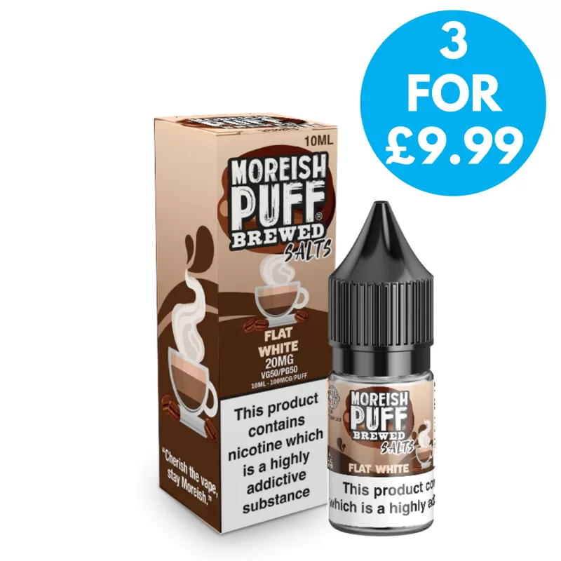20mg Moreish Puff Brewed Coffee Nic Salts 10ml