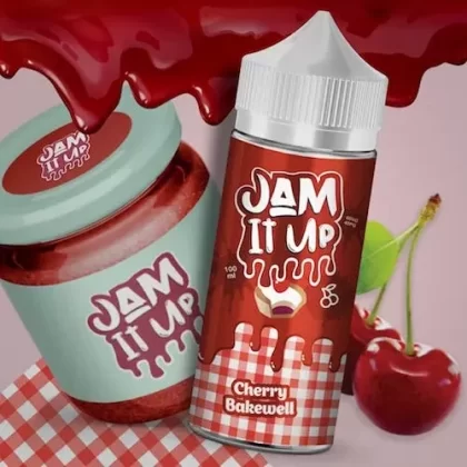 Cherry Bakewell by Jam It Up – 100ml 0mg