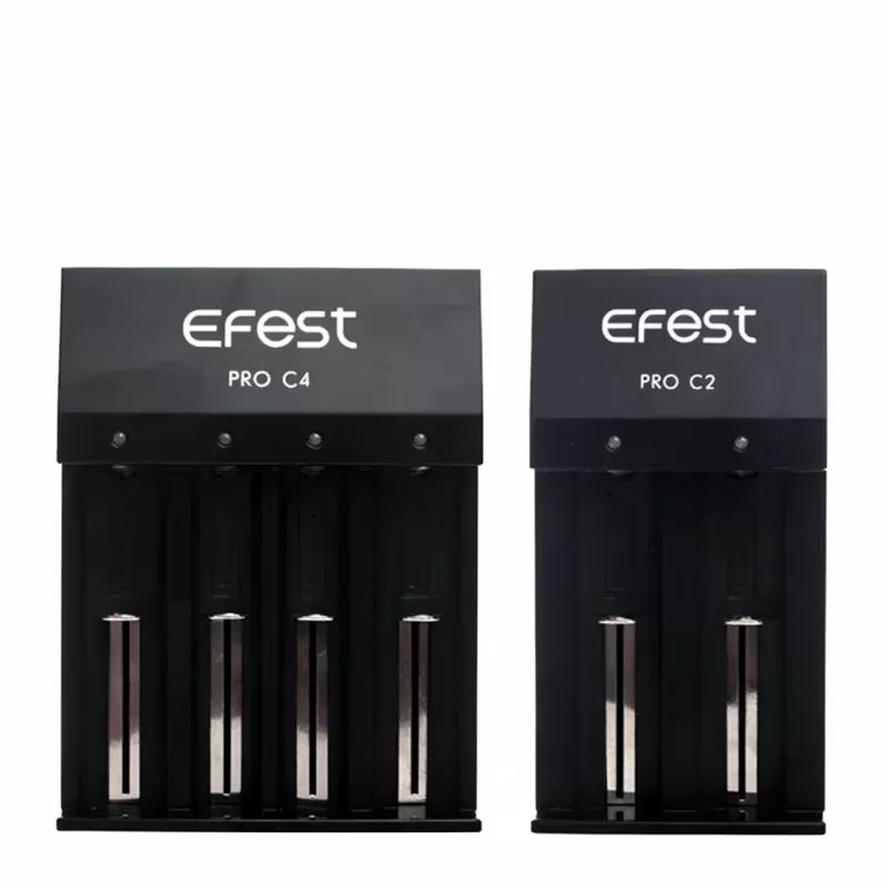 Efest PRO C Battery Charger – 18650, Non Slip Legs