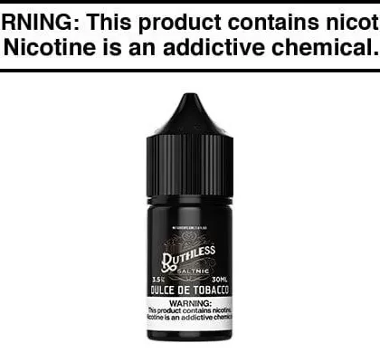DULCE DE TOBACCO BY RUTHLESS SALTS 30ML - Vapejuice