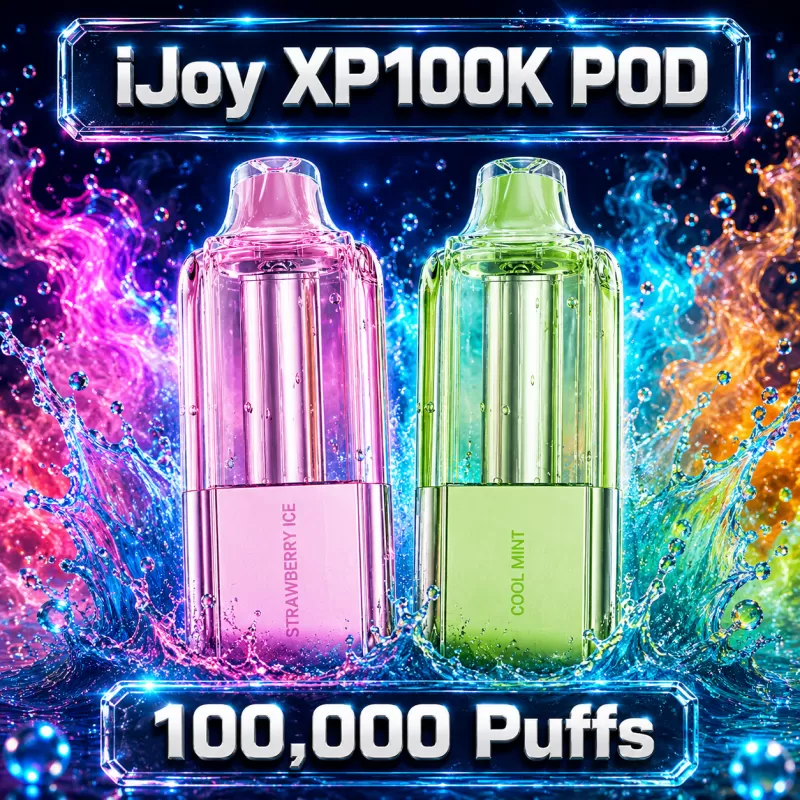 iJoy XP100K POD TEXAS COMPLIANT - Strawberry Ice - Image 2