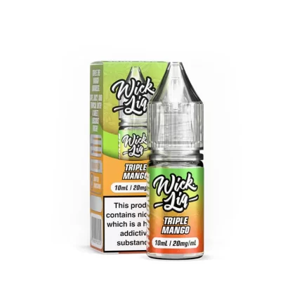 Wick Liq Bar Juice Triple Mango 10ml Nic Salts E-Liquid - 10mg