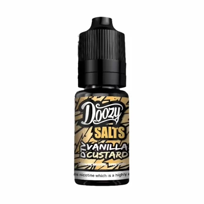 Doozy Salts Vanilla Custard Nic Salt Vape Juice - 10 Pack - Strength