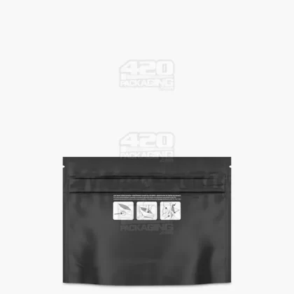 Child Resistant & Tamper Evident | DymaPak Black Mylar Exit Bags