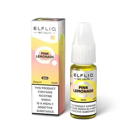 PINK LEMONADE NICOTINE SALT E-LIQUID BY ELFLIQ – ELFBAR