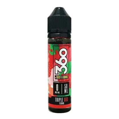 TRIPLE RED E LIQUID BY 360 TWIST E LIQUID 50ML 70VG