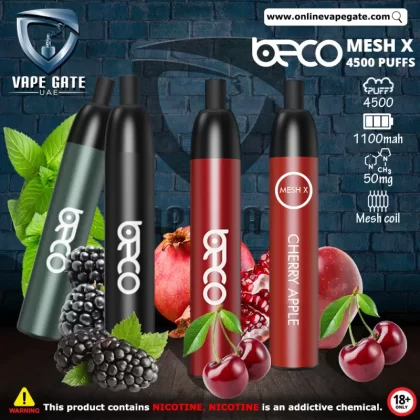 Vaptio Beco Mesh X Disposable Vape (4500 Puffs) - Watermelon Ice / 50 mg