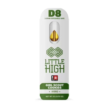 Little High Delta 8 Vaporizer – 2000mg - Strain#GSC (H)>Gushers (S)>Strawberry Cough (S)>Sour Diesel (S)>Purps (I)