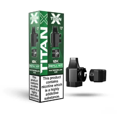 Titan X Prefilled Pod Watermelon Ice - Nicotine Strength#20mg (F91D0A)