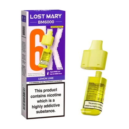 Lemon Lime Lost Mary BM6000 Refill Pack - Vapeshop Co