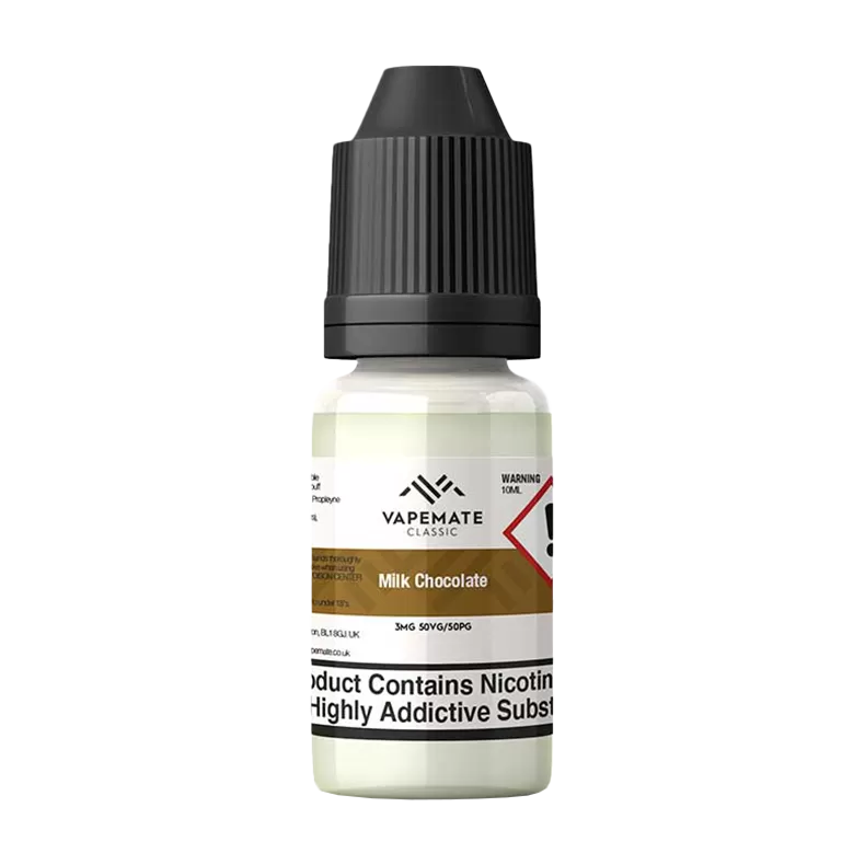 Vapemate Classic Milk Chocolate 10ml - 18mg - Vape Product (47256F)