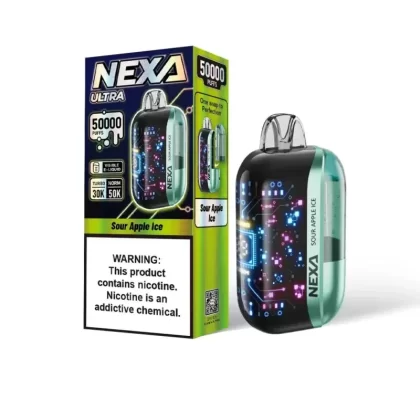 Sour Apple Ice – NEXA Ultra 50000 - Vape Store