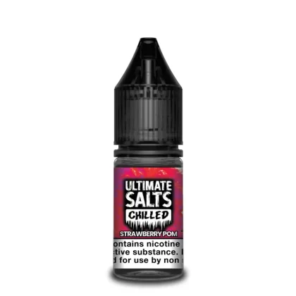 Ultimate Salts – Chilled: Strawberry Pom – 10ml - B. 10mg, D. 20mg; 10ml - TPD Compliant