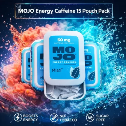 MOJO Energy Caffeine 15 Pouch Pack - Tropical Punch
