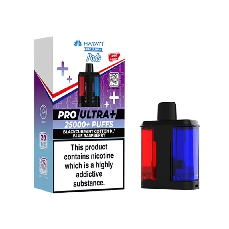 Hayati Pro Ultra Plus PODS - Blue Sour Raspberry - Image 3