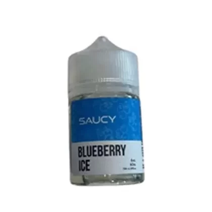 Blueberry Ice E-Liquid by Saucy - Size#60ml~Nicotine#0MG