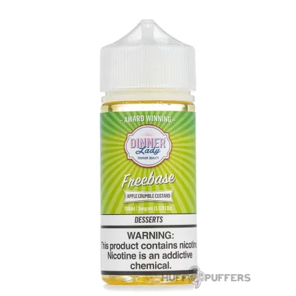 Dinner Lady – Apple Crumble Custard 100mL - Nicotine Strength#3mg>6mg