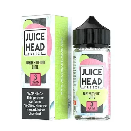 Juice Head Watermelon Lime Chilled Vape e-Liquid 100mL - Beyondvape