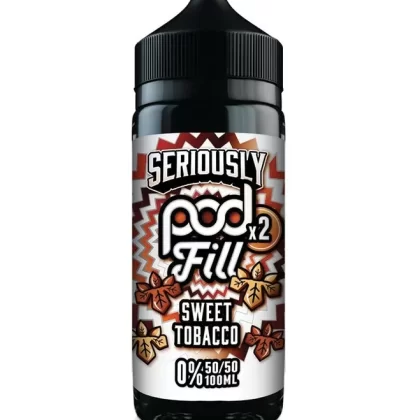 DOOZY SERIOUSLY PODFILL SWEET TOBACCO 100ML SHORTFILL E-LIQUID