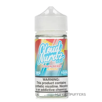 Cloud Nurdz – Iced Strawberry Lemon 100mL - Nicotine Strength#0mg>3mg>6mg