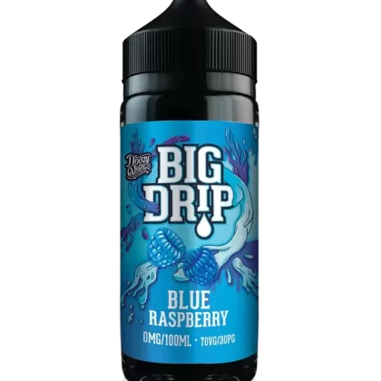 BLUE RASPBERRY E LIQUID BY BIG DRIP – DOOZY VAPE 100ML 70VG