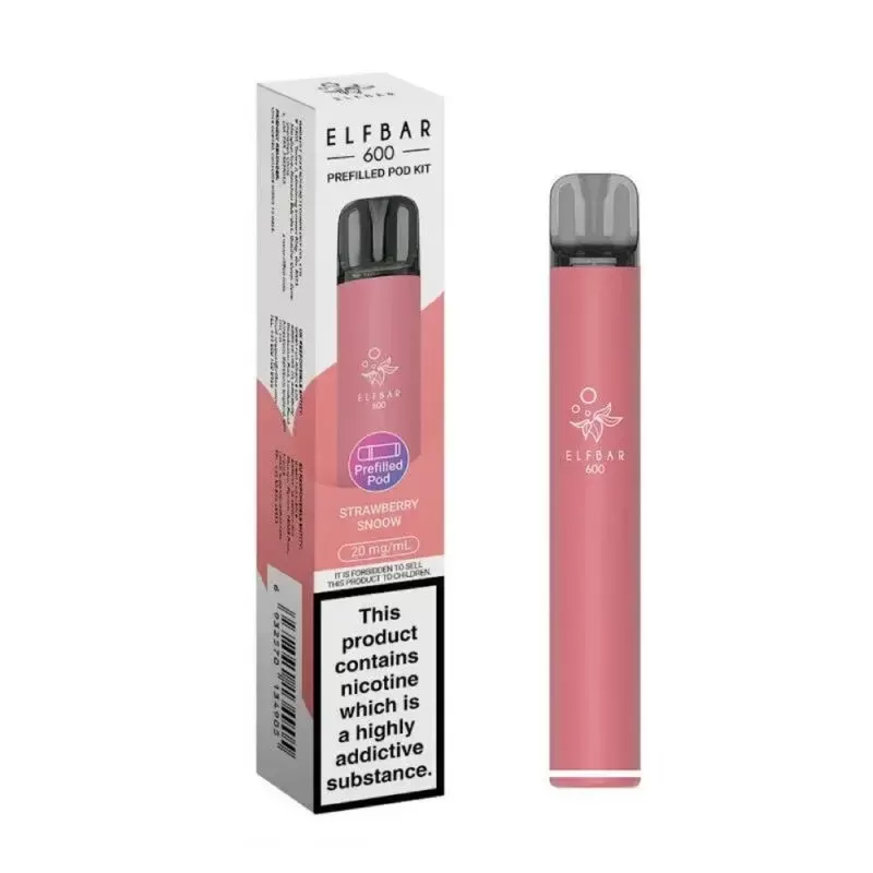 ELFBAR 600 Prefilled Pod Kit Strawberry Snoow - Ejuicewarehouse