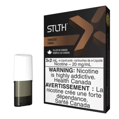 STLTH X Pod Pack - Tobacco - 20 mg/mL (promo)(wholeseller) - Excise ON, 20 mg/mL (promo)(wholeseller) - Excise AB (C2E4EC)