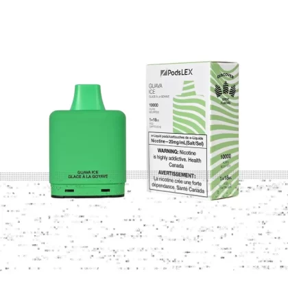 ZPODS LEX Pod System – 10K Puff Vape Pods – Guava Ice