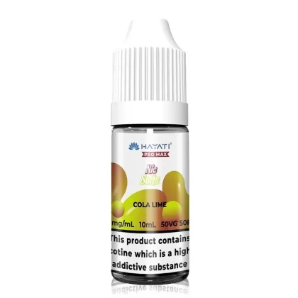 Cola Lime By Hayati 10ml Nic Salt - Nicotine Strength#10mg (Salt)>20mg (Salt) (A32742)