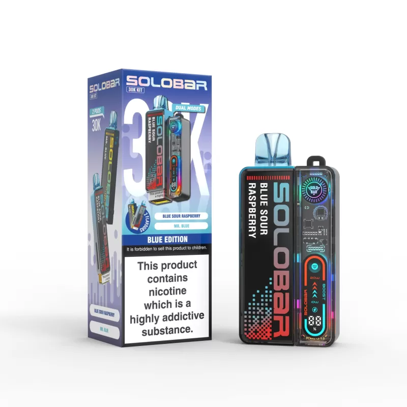 Solobar Boost 30K Prefilled Pod Kit - Strawberry Edition - Image 2