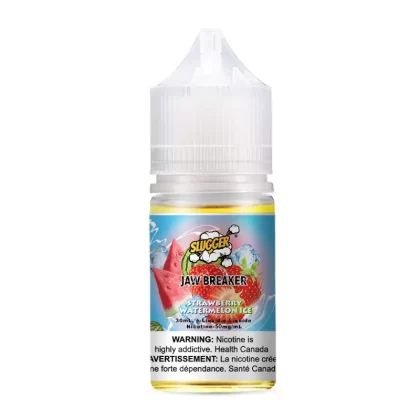 SLUGGER Jaw Breaker Salt – Strawberry Watermelon Ice 30ml (20, 35, 50mg) - Vape Product, Vape Product