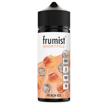 Frumist Peach Ice 100ml Shortfill E-Liquid - Ecigpremium