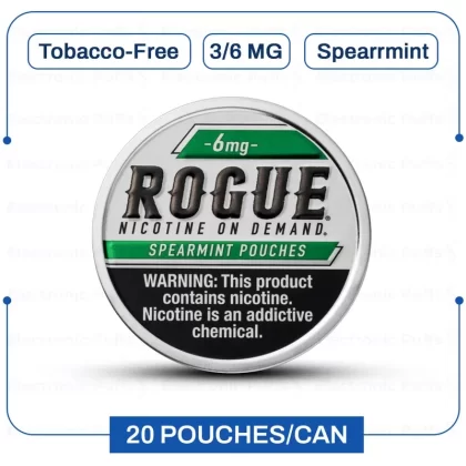 Buy Rogue Spearmint 3MG/6MG Nicotine Pouch Online - Vape Store