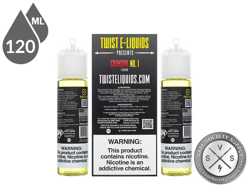 Crimson No. 1 by Twist 120ml - Image 3