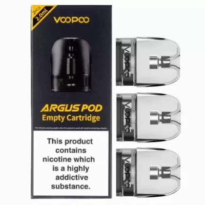 VooPoo Argus Replacement Pod Cartridge – 2ml – 3 pcs - Vapestorm Co