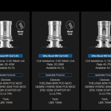 Lost Vape Ultra Boost V2 Coils - Resistance#1.0 Ohm>0.6 Ohm>0.3 Ohm>0.2 Ohm>0.15 Ohm (1783D4)