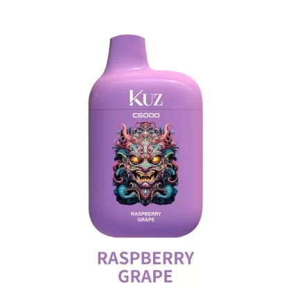 Kuz C6000 Puffs – Raspberry Grape - Vape Store