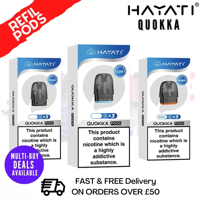 Hayati Quokka Replacement Pods – Pack Of 3 – £6.59
