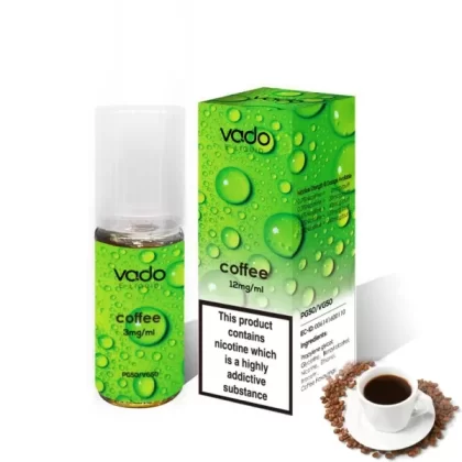 COFFEE E LIQUID BY VADO 10ML- X10 X20 X50