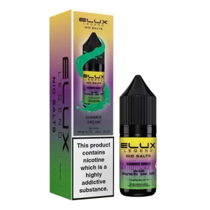 Summer Dream Elux Nic Salts e Liquid 10ml – TPD - Vapestorm Co