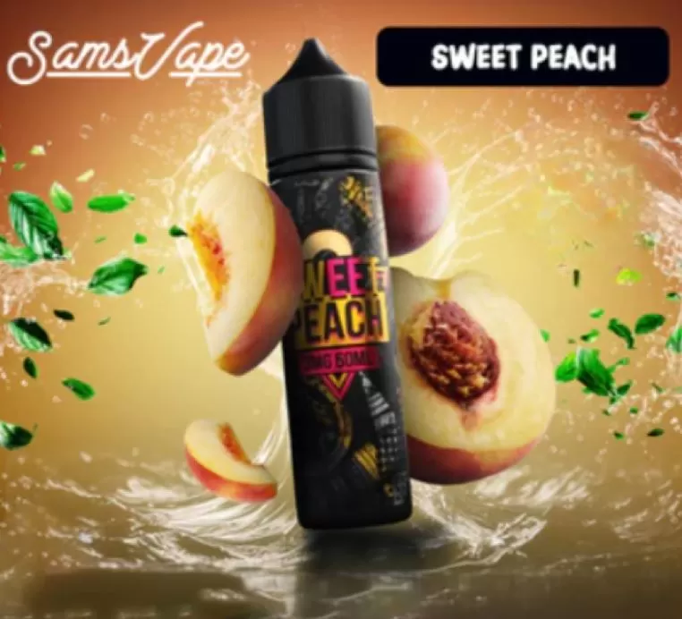 Sweet Peach E-Liquid - Sam Vapes - 3 mg / 120 ml