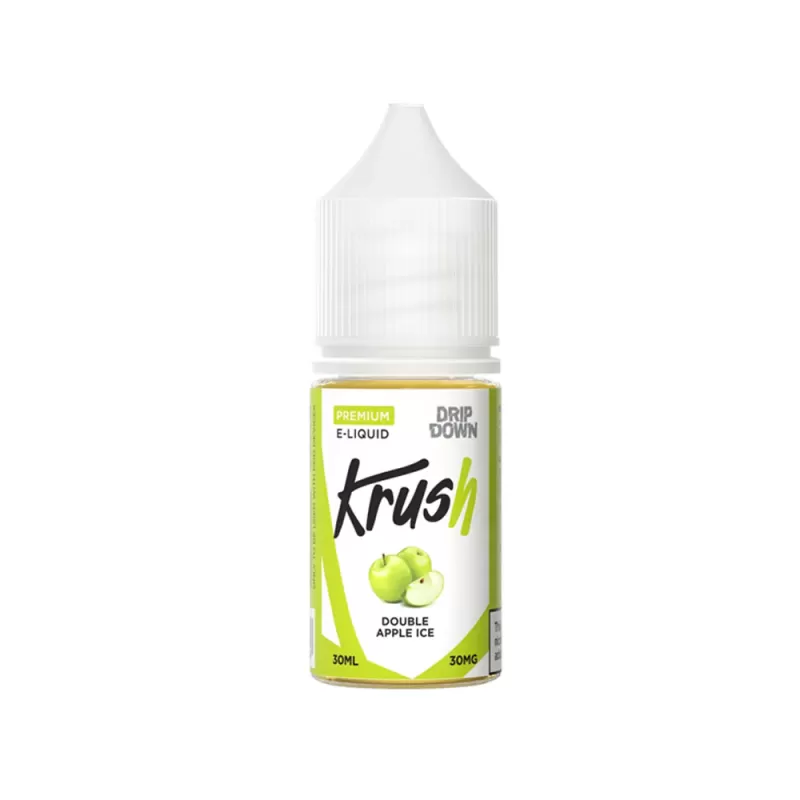 Drip Down Krush Series Salt – Double Apple Ice 30ml (30, 50 mg) - Vapebazaar Pk