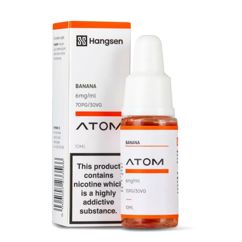 Banana E-Liquid Atom Series by Hangsen (10ml) - 0mg