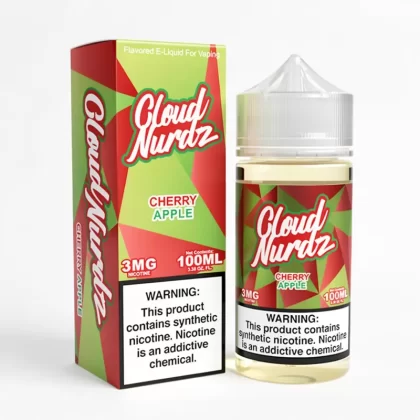 Cherry Apple – Cloud Nurdz – 100mL – Sweet & Tart Vape Juice