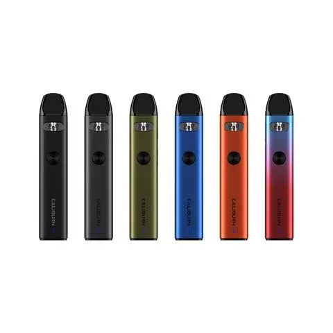 Uwell Caliburn A2 Pod Kit - Color#Orange>Iris Purple>Grey>Green>Blue>Black