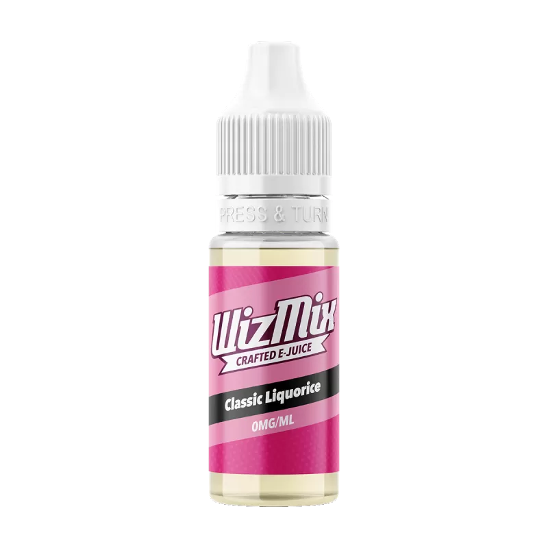 Wizmix Classic Liquorice - 10ml - Vape Product, Vape Product