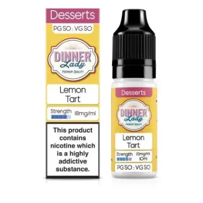 Dinner Lady Lemon Tart 50-50 e-liquid - Nicotine Strength#6mg>12mg
