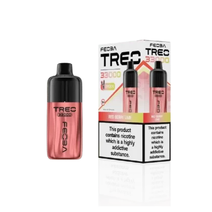 Feoba Treo 33000 Prefilled Pod Red Berry Lime - Nicotine Strength#20mg
