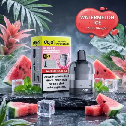 Vaporesso Dojo Blast X Pod Nachfüllbehälter 10ml – Watermelon Ice – 20mg